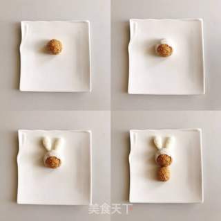 戴兔帽的猴子的做法步骤:2