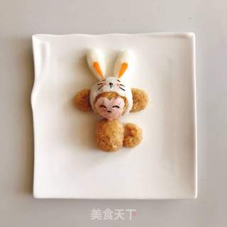 戴兔帽的猴子的做法步骤:7