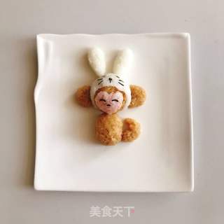 戴兔帽的猴子的做法步骤:6