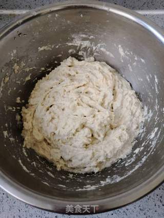 豆渣葡萄干发糕的做法步骤:4