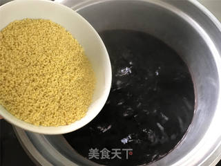 紫米小米粥的做法步骤:4