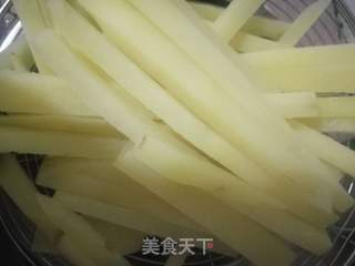 炸薯条的做法步骤:6