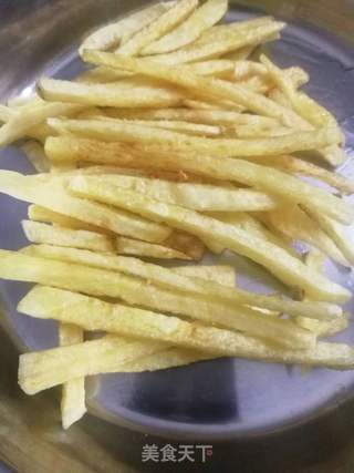 炸薯条的做法步骤:14