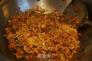 杂蔬炒面的做法步骤:10
