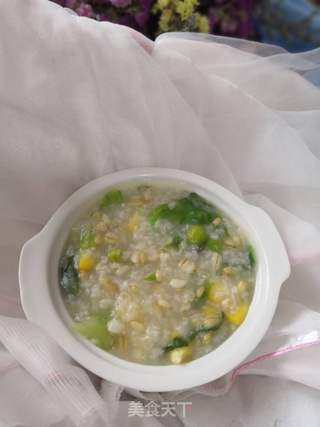 燕麦韭菜粥的做法步骤：7