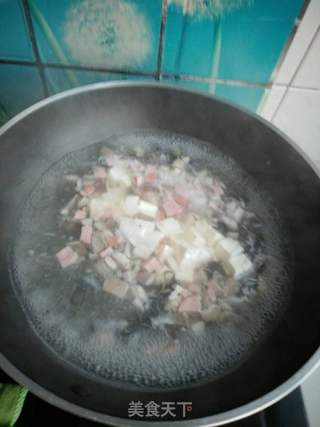 蔬菜豆腐羹的做法步骤:7