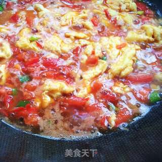 番茄鸡蛋双色面的做法步骤:9
