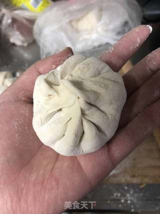 韭菜粉丝肉包的做法步骤:13
