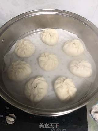 韭菜粉丝肉包的做法步骤:14