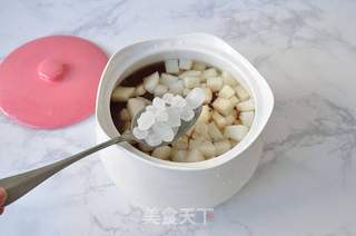 蔓越莓雪梨炖桃胶的做法步骤：7