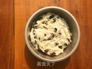 牛奶蔓越莓发糕的做法步骤:9