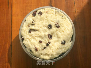 牛奶蔓越莓发糕的做法步骤:11