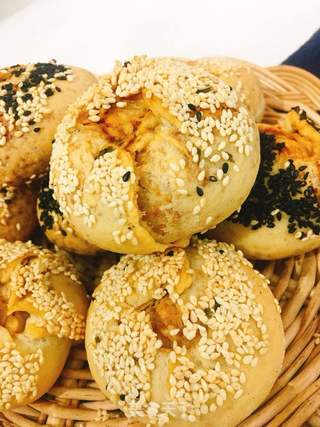 芝麻烤饼的做法步骤:8