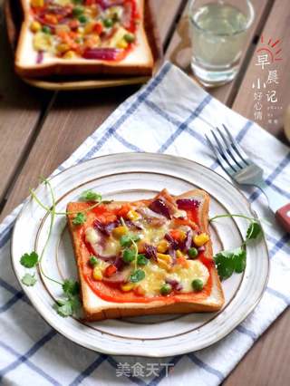 土司披萨的做法步骤:9