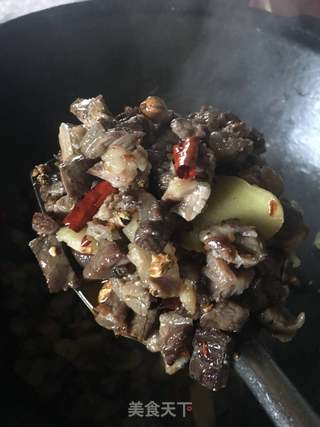 香辣牛肉的做法步骤:7