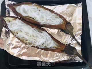 蒜蓉粉丝烤茄子的做法步骤:6