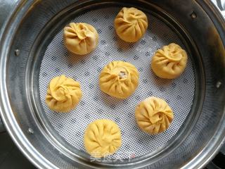 金灿灿的萝卜丝肉包子的做法步骤:15