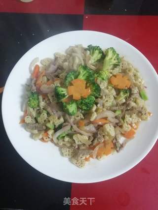 小猪佩奇黑胡椒汁牛肉意大利面的做法步骤:13