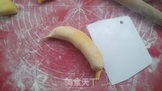 香蕉馒头的做法步骤:7