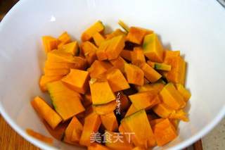 小米南瓜羹的做法步骤:2