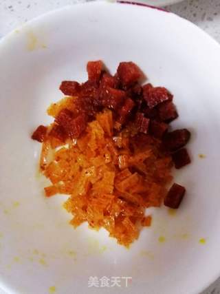 暗黑料理之辣条炒饭的做法步骤:2