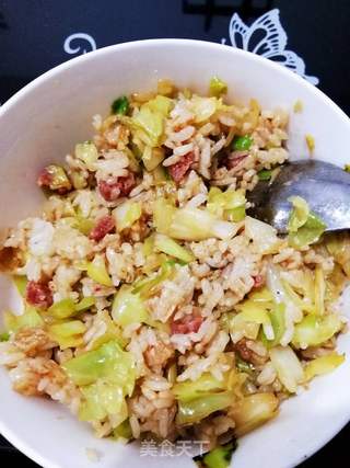 暗黑料理之辣条炒饭的做法步骤:9