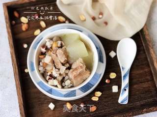 芡实冬瓜排骨汤的做法步骤:7