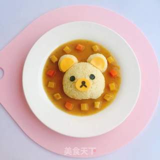 轻松熊咖喱饭的做法步骤:8
