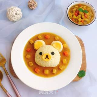 轻松熊咖喱饭的做法步骤:9