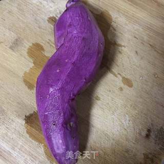 奶香紫薯饼的做法步骤：2