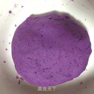 奶香紫薯饼的做法步骤：12