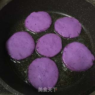 奶香紫薯饼的做法步骤：13