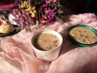 鸡肉蘑菇粥的做法步骤:8