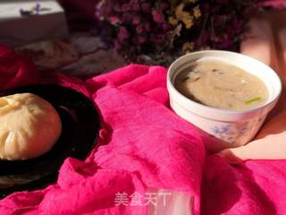鸡肉蘑菇粥的做法步骤:10