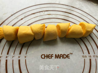 南瓜花卷的做法步骤:12