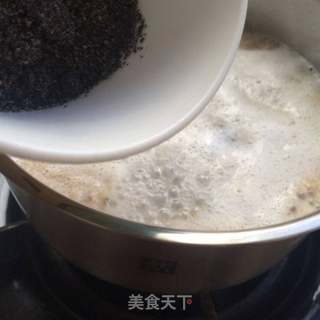 枸杞黑芝麻燕麦糊的做法步骤:3