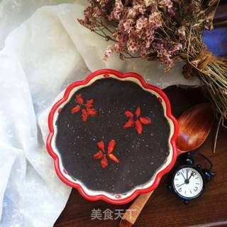 枸杞黑芝麻燕麦糊的做法步骤:6