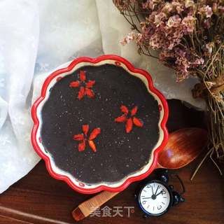 枸杞黑芝麻燕麦糊的做法步骤:7