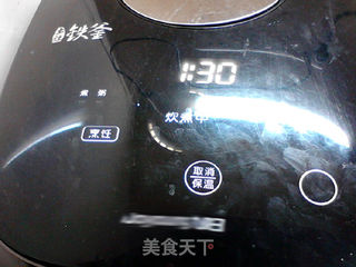酸甜甘润的陈皮梅花生粥的做法步骤:5
