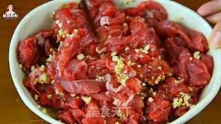 韩剧里的那道大菜——牛肉炒杂菜的做法步骤：3