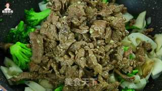 韩剧里的那道大菜——牛肉炒杂菜的做法步骤：13