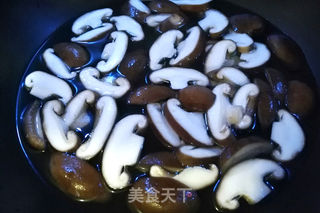 香菇油菜的做法步骤:3