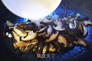 香菇油菜的做法步骤:12