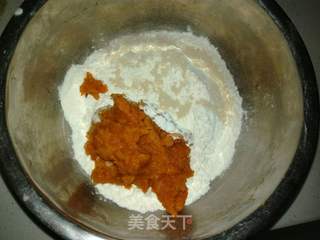 南瓜黑芝麻糖饼的做法步骤:3