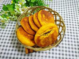 南瓜黑芝麻糖饼的做法步骤:20