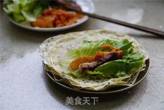 泡菜烤肉卷的做法步骤:9