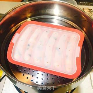 猪肉玉米肠的做法步骤:7