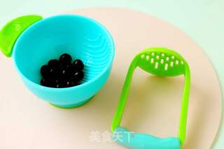 山药蓝莓泥的做法步骤:7