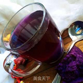 紫薯蜂蜜水的做法步骤:7