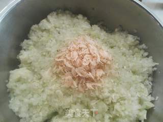 白菜虾皮素包子的做法步骤:5